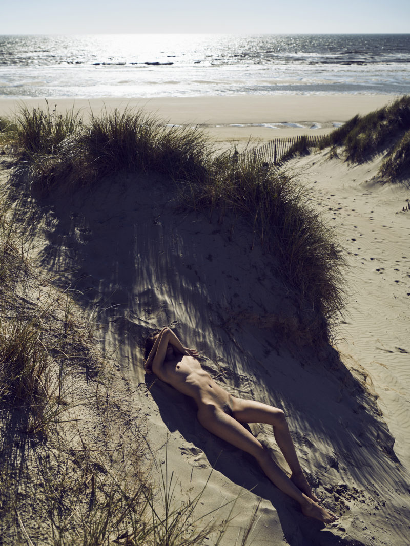 girl on beach by stefan rappo