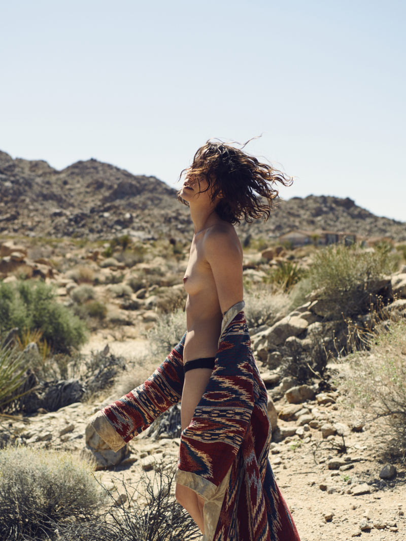 girl in desert