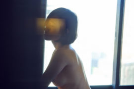 Thumbnail portrait of girl in hotel room
