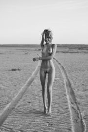 Thumbnail girl on beach by stefan rappo